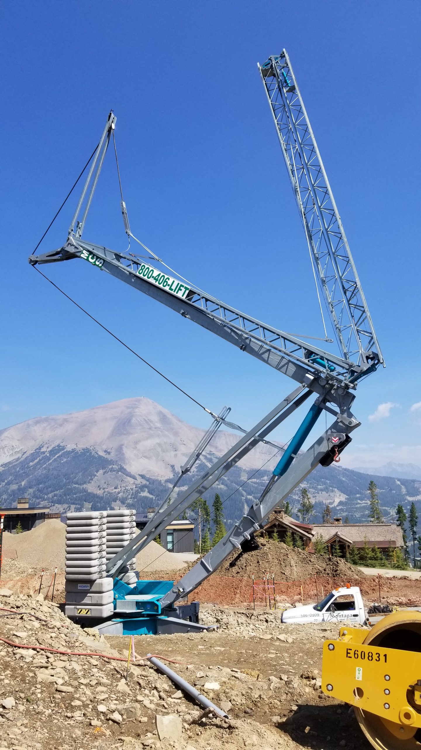14 ton stinger crane